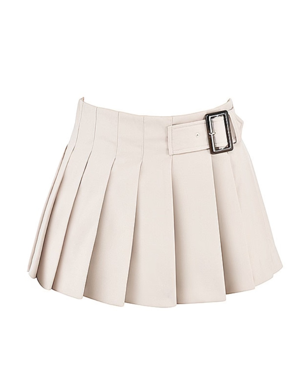 Mistress Rocks Pleated Belted Mini Skirt